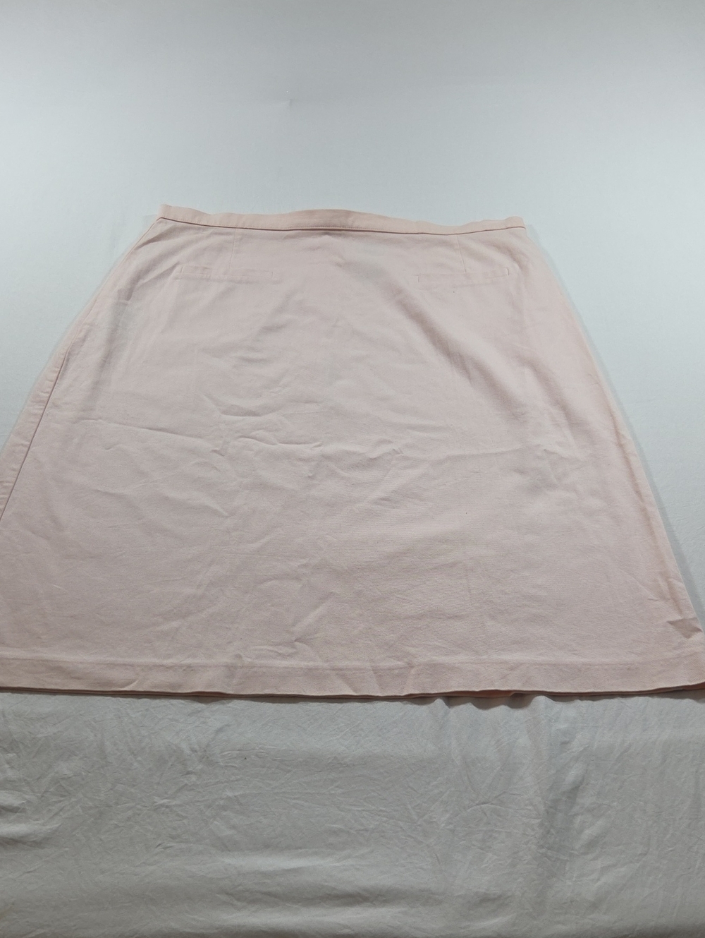 Laura Ashley Light Pink Casual Mini Skirt - Women's Everyday A-Line 12 Cotton